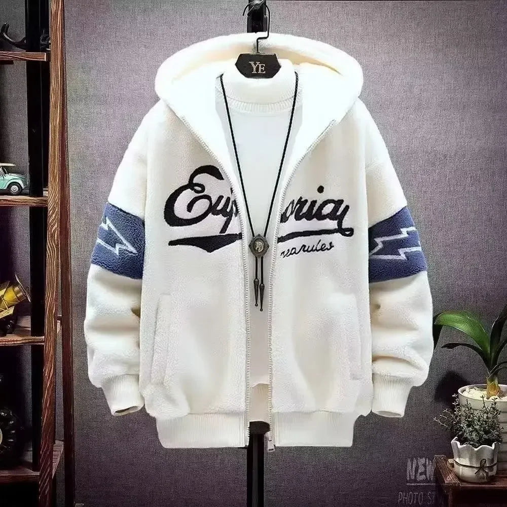 Fleece Gevoerd Sweatshirt voor Heren