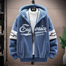 Fleece Gevoerd Sweatshirt voor Heren