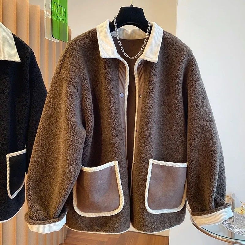 Warme Lamswollen Damesjas β Winterjas Elegant & Stijlvol