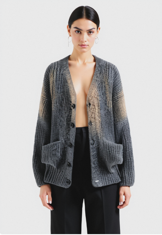 Retro Gebreid Vest – Casual Comfort met Tijdloze Stijl