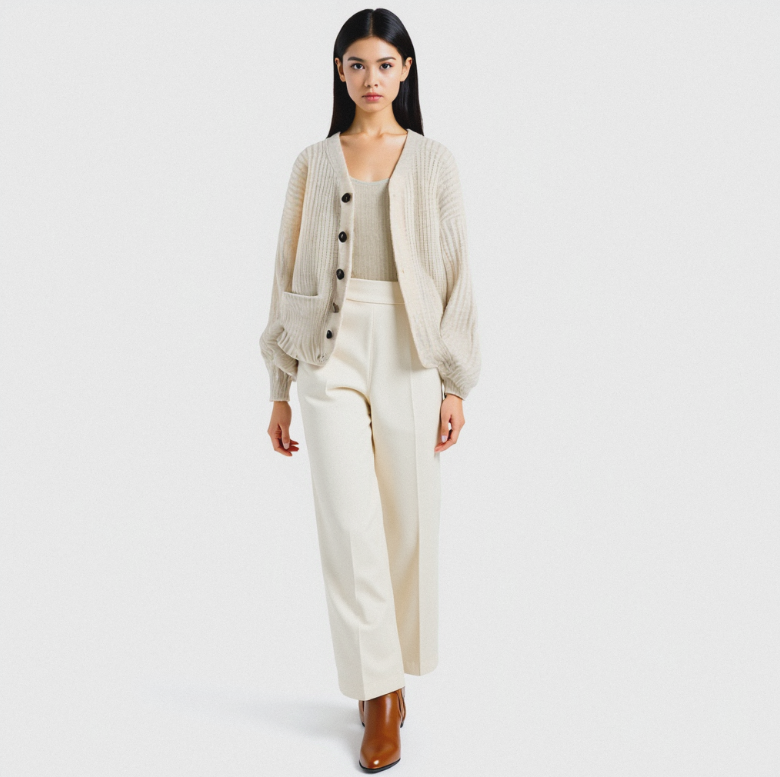 Retro Gebreid Vest – Casual Comfort met Tijdloze Stijl